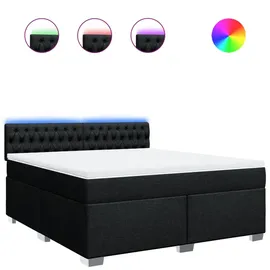 vidaXL Boxspringbett 180 x 200 cm Schwarz
