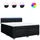 vidaXL Boxspringbett 180 x 200 cm Schwarz
