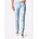 CREATION L Lyocell-Baumwoll-Jeans in hellblau-ecru-bedruckt Gr 18