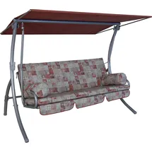Angerer Dream rot-beige 3-Sitzer
