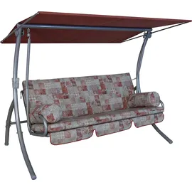 Angerer Dream rot-beige 3-Sitzer