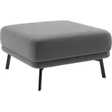 Schöner Wohnen Hocker Pearl 80 x 45 x 80 cm grau
