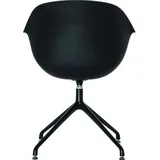 Paperflow meet powered by PAPERFLOW Schalenstühle MOON CHMOONX2.01.01 schwarz Kunststoff, 2 St.