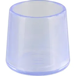 WAGNER Kappen für Stahlrohr rund 4tlg. - Ø 16/21 x 21 mm, Abrieb 4 mm, Kunststoff transparent - 15067199