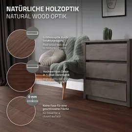 ML-Design PVC Bodenbelag Selbstklebend 11,15 m2 80 Dielen Rot-Braun Nuss