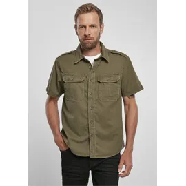 Brandit Textil Vintage Kurzarmhemd Olive M