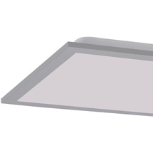 just light. LED-Deckenleuchte Flat silber 45,5 x cm