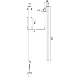 EMCO system2 4000 K Chrom 50 cm