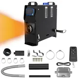 NAIZY Dieselheizung 12V Standheizung Diesel Lufterhitzer 8KW Air Diesel Heizung mit LCD-Bildschirm & Fernbedienung & Griffschalter Luft Dieselheizung für Auto LKW Wohnmobil Bus (Typ A, Schwarz)