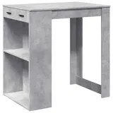 vidaXL Bartisch 102 x 70 x 103,5 cm Grau
