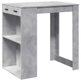 vidaXL Bartisch 102 x 70 x 103,5 cm Grau