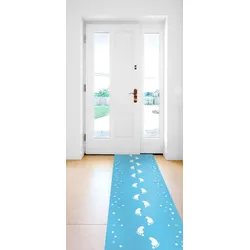 Babyboys Ankunft Willkommensteppich 250cm