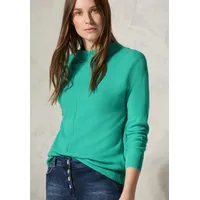 Cecil Strukturmix Dolman Pullover, - grün