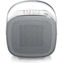 Brandson Heizlüfter 1500 W Silber/Weiß