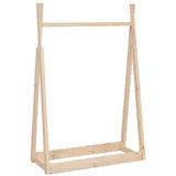 vidaXL Kleiderständer 100x45x150 cm braun