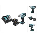 Makita DTW 251 RF Akku Schlagschrauber 18 V 230 Nm 1/2" + 2x Akku 3,0 Ah + Ladegerät