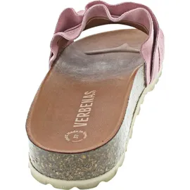 Verbenas Rocio Serraje Volante Pantolette Rosa 38 EU