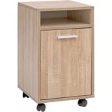 Wohnling Rollcontainer braun 33,0 x 38,0 x 60,0 cm