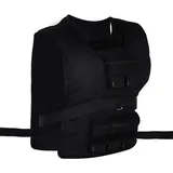Homcom Trainingsweste Gewichtsweste Verstellbar, Krafttraining Fitness, Oxford, Eisen Schwarz 36 x 52 cm
