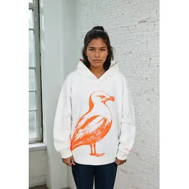 salzhaut Hoodie orange/offwhite S