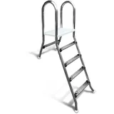 Weinmann Aufstellleiter Classic Edelstahl 1,20 m