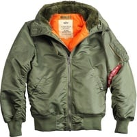 Alpha Industries MA-1 Hooded sage-green XL