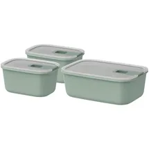 Mepal EasyClip Frischhaltedose nordic sage 3 x 0,45 l + 1 x 1 l