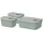 Mepal EasyClip Frischhaltedose nordic sage 3 x 0,45 l + 1 x 1 l