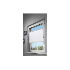MYDECO Plissee FREE 100 x 130 cm weiß