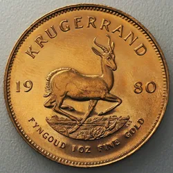 Goldmünze 1oz Krügerrand 1980 (Südafrika)