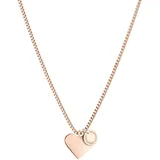 Liebeskind Berlin Kette mit Anhänger The Love Edelstahl rosa