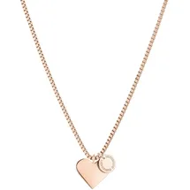 Liebeskind Berlin Kette mit Anhänger The Love Edelstahl rosa