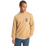 QUIKSILVER Salt Water Graphic Sweatshirt Khaki S