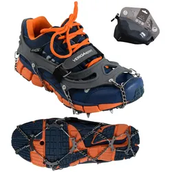 VERIGA Family Track His Schuhkrallen Eis Krallen Schuh Spikes Schnee Steigeisen Größe: XL (45-48)