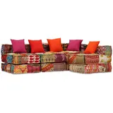 vidaXL Modulares Sofa Pouf 200 x 132 x 58 cm Patchwork