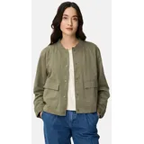 CAMEL ACTIVE Indoor Jacke mit Bomberkragen dunkelgrün 34