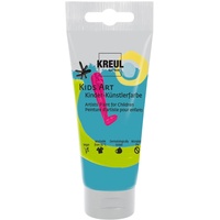 Kreul Kids Art Kinder-Künstlerfarbe, Türkis 75 ml Tube, Schulmalfarbe