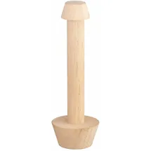 Master Class MasterClass Hölzerner Gebäckstampfer zum einfachen Eindrücken von Teig in Mini-Loch-Formen, Braun