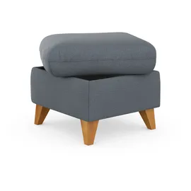 Home Affaire Polsterhocker Trelleborg 58 x 48 x 58 cm Blau