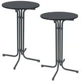 Trutzholm Stehtisch klappbar Ø 70 cm Höhe 110 cm Anthrazit