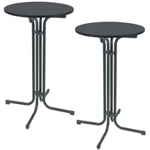 Trutzholm Stehtisch klappbar Ø 70 cm Höhe 110 cm Anthrazit