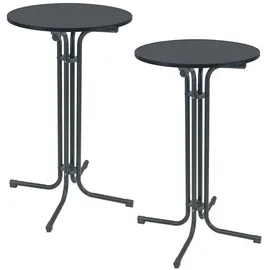 Trutzholm Stehtisch klappbar Ø 70 cm Höhe 110 cm Anthrazit