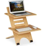 Relaxdays Schreibtisch Accessoire, Stehschreibtisch-Aufsatz