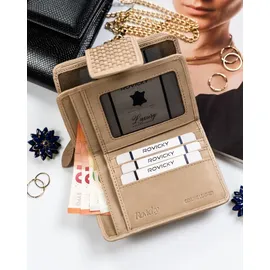 ROVICKY Damen Geldbörse beige
