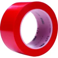 3M Weich-PVC-Klebeband 471 F, Rot, 25 mm x 33
