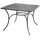 Buri Metall-Gartentisch 100 x 100 x 72 cm grau