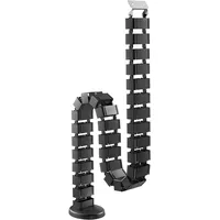 TECHLY Flexible Kabelleitung -- 1.3 m - schwarz