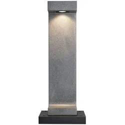 Paulmann LED Pollerleuchte Concrea  IP65  616mm 3000K 6,8W 200lm 230V  Schwarzer Sandstein  Beton 94502