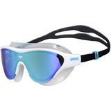 arena The One Verspiegelte Anti-Fog Unisex Schwimmbrille für Erwachsene, Taucherbrille mit Breiten Gläsern, UV-Schutz, Selbstjustierender Nasensteg, Orbit-Proof Dichtung