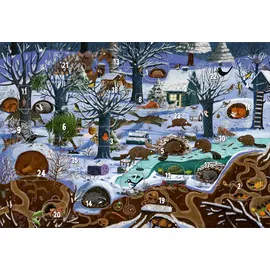 arsEdition Adventskalender - Winter im Wald Wandkalender